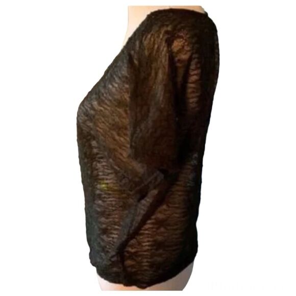 American Eagle Outfitters Women's Black Lace Top size M - Picture 3 of 6